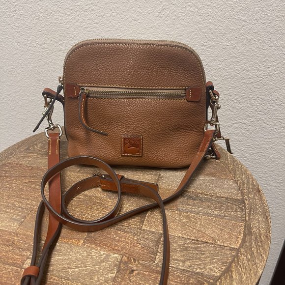 Dooney & Bourke Pebble Leather Domed Crossbody - Picture 2 of 6